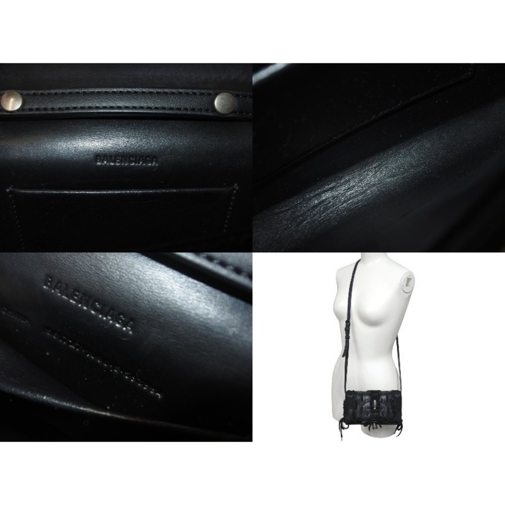 BALENCIAGA Sneaker Headphone Holder Shoulder Bag Black - Picture 7 of 7